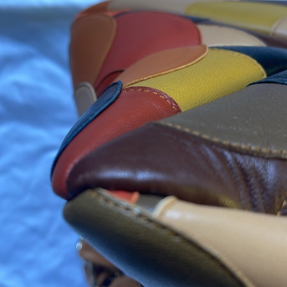 EUC Chloe Leather Scalloped Patchwork Juana Bag. Rare, HTF with unique strap - Picture 8 of 16